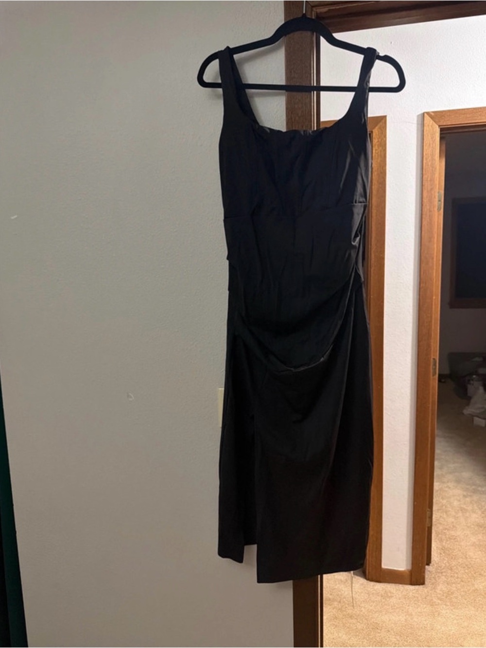 NWT Halara Black Midi Dress